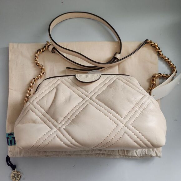 Tory Burch Fleming Soft Small Frame Crossbody Bag/Clutch - Picture 3 of 10